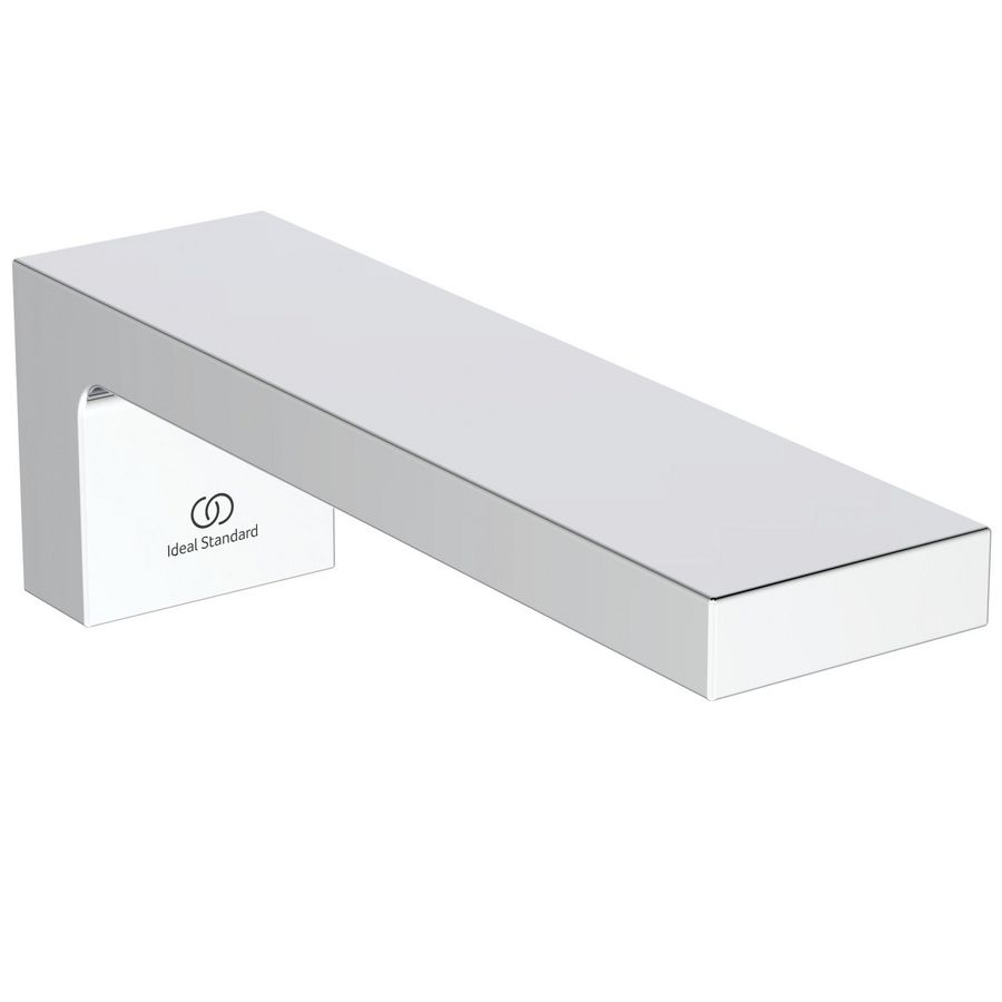 Wanduitloop 175mm chroom Extra