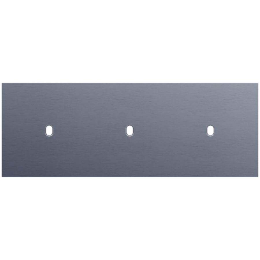 Afdekplaat 3-voud horiz. 71mm centerafst. 226-57701