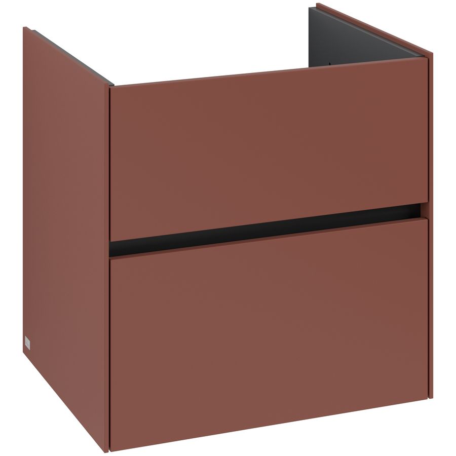 Wastafelonderkast Collaro 611x610x480mm Wine Red C143B0AH