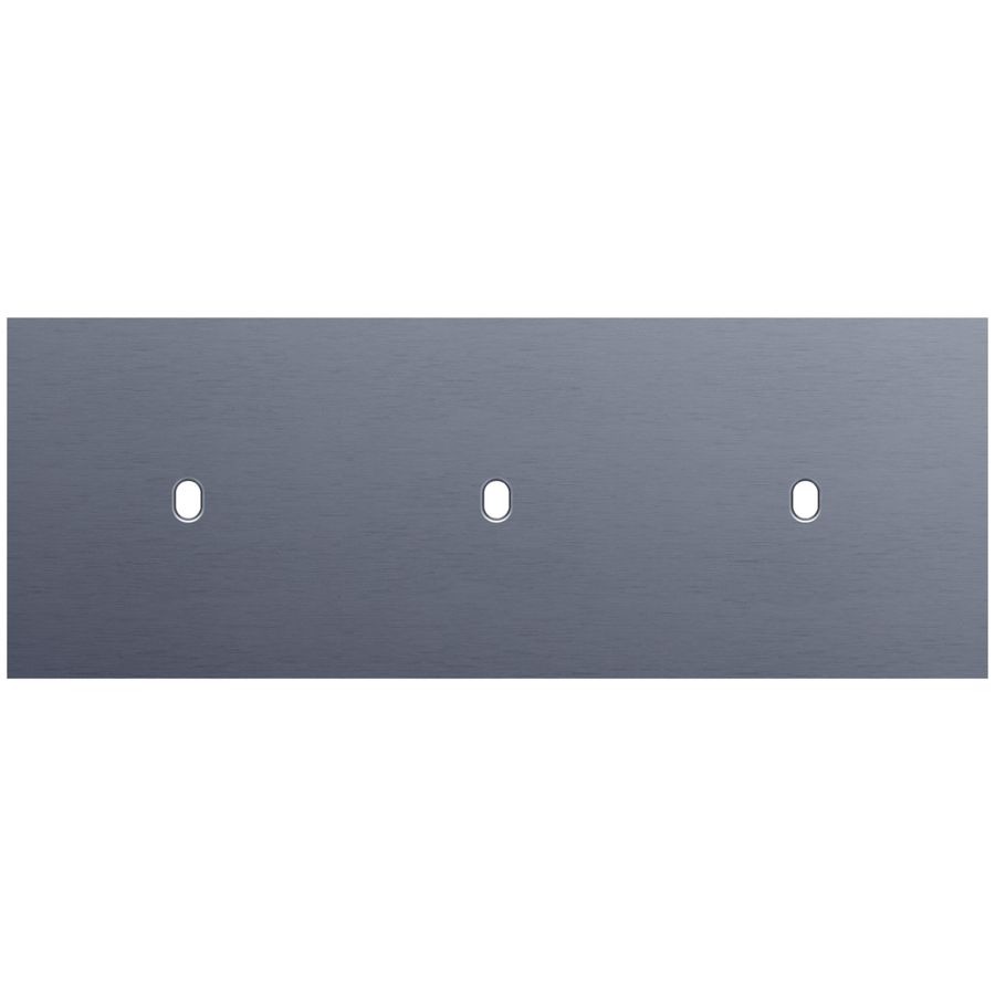 Afdekplaat 3-voud horiz. 71mm centerafst. 226-57701
