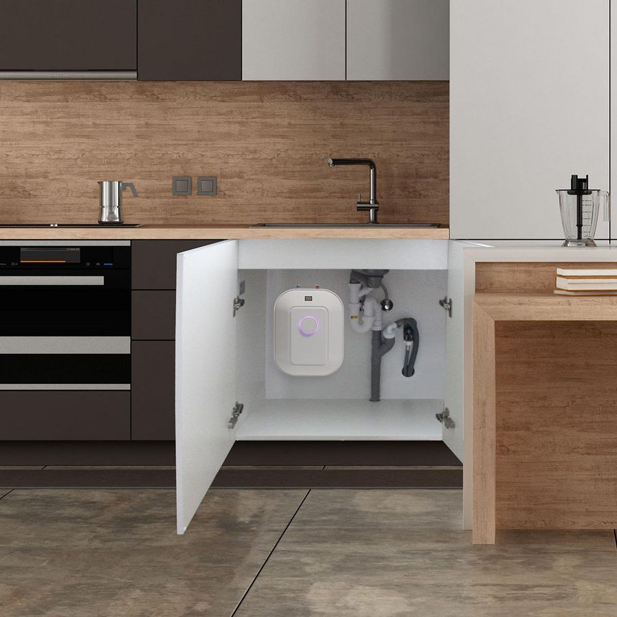 Keukenboiler LUNA (bovenaansluiting) met RVS tank 10ltr. 2000W