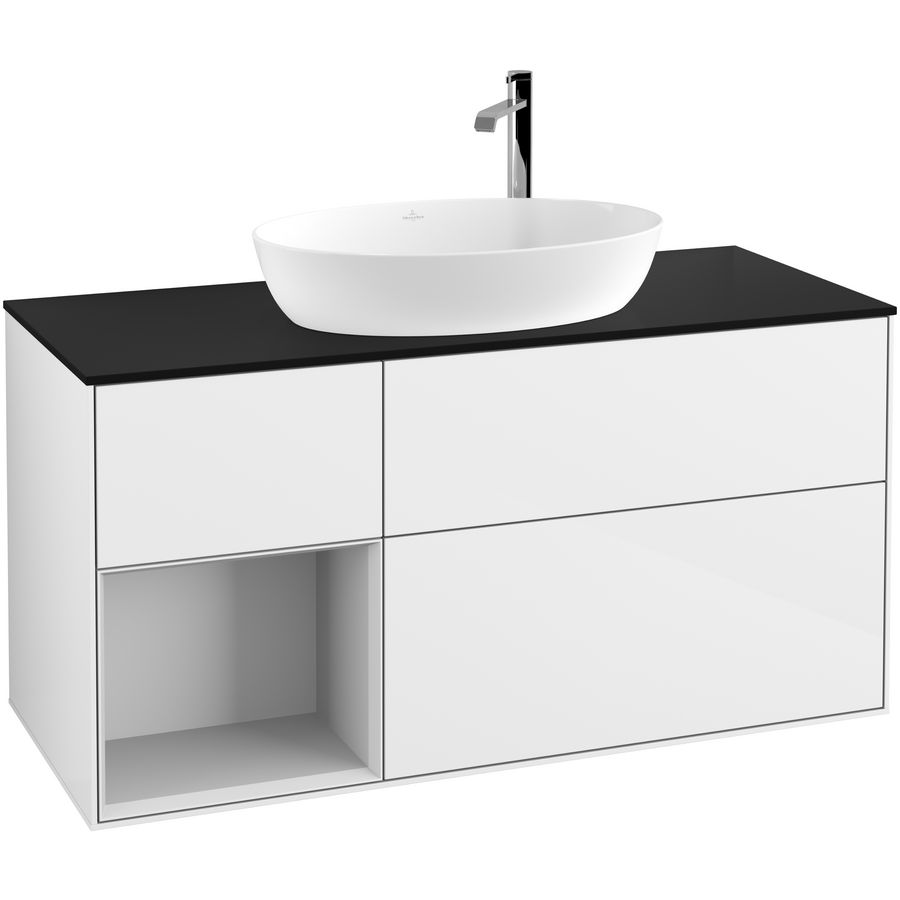 Wastafelonderkast Finion 1200x603x501mm G.White.L F942MTGF