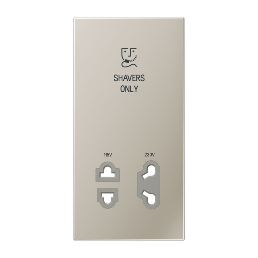 Afdekking edelstaal voor scheer wcd. LS