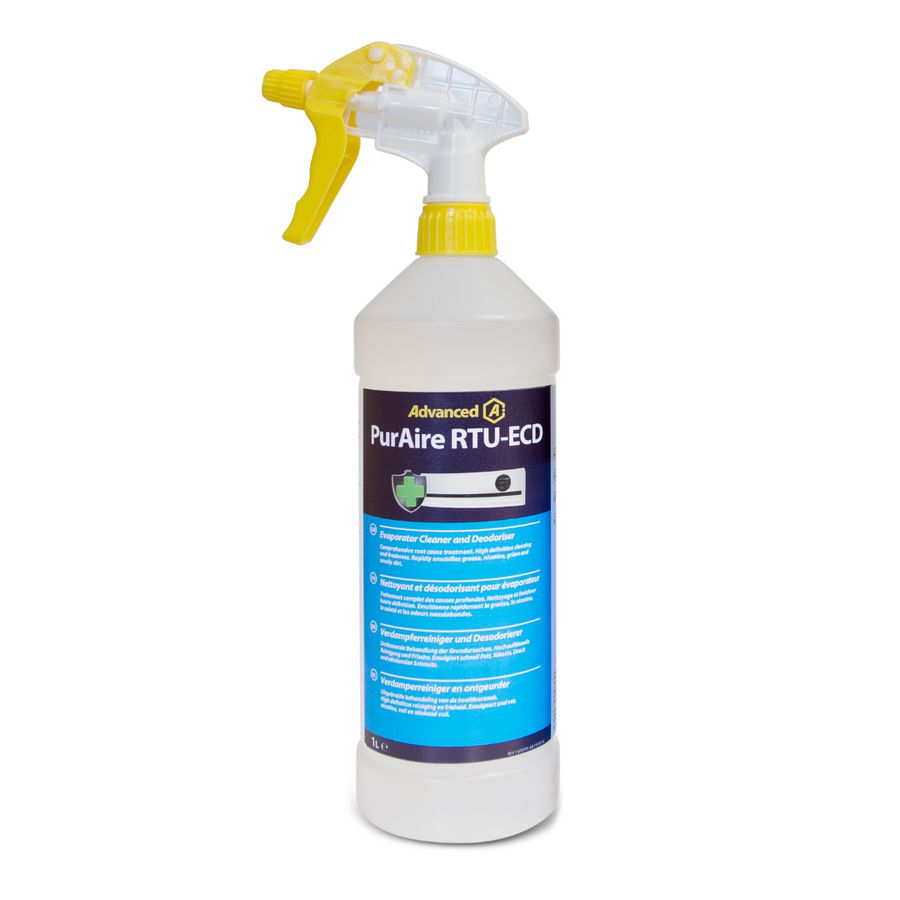 Verdamperreiniger/ontgeurder PURAIRE spuitflacon 1ltr. Advanced