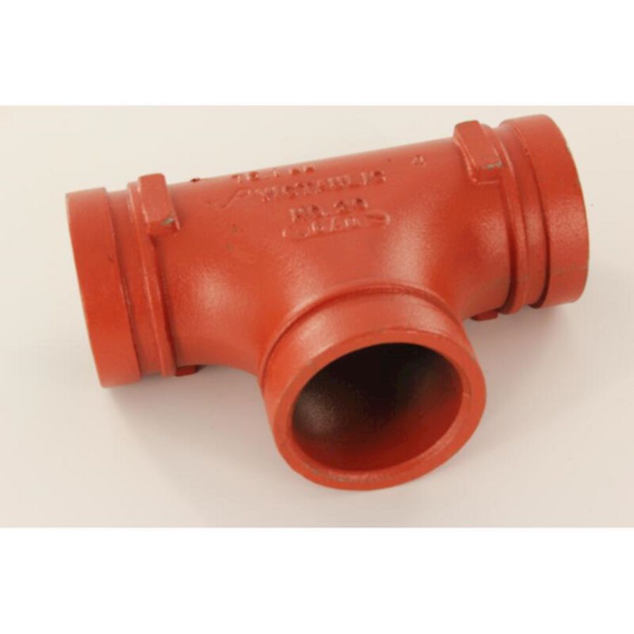 T-stuk groef 20 oranje, 21/2"x76,1mm