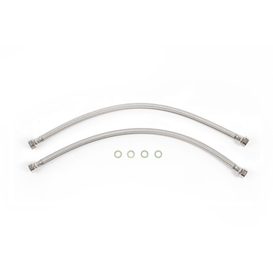 Set Flex. slang 3/8" X 3/8" 30cm + 2x fiberring 3/8