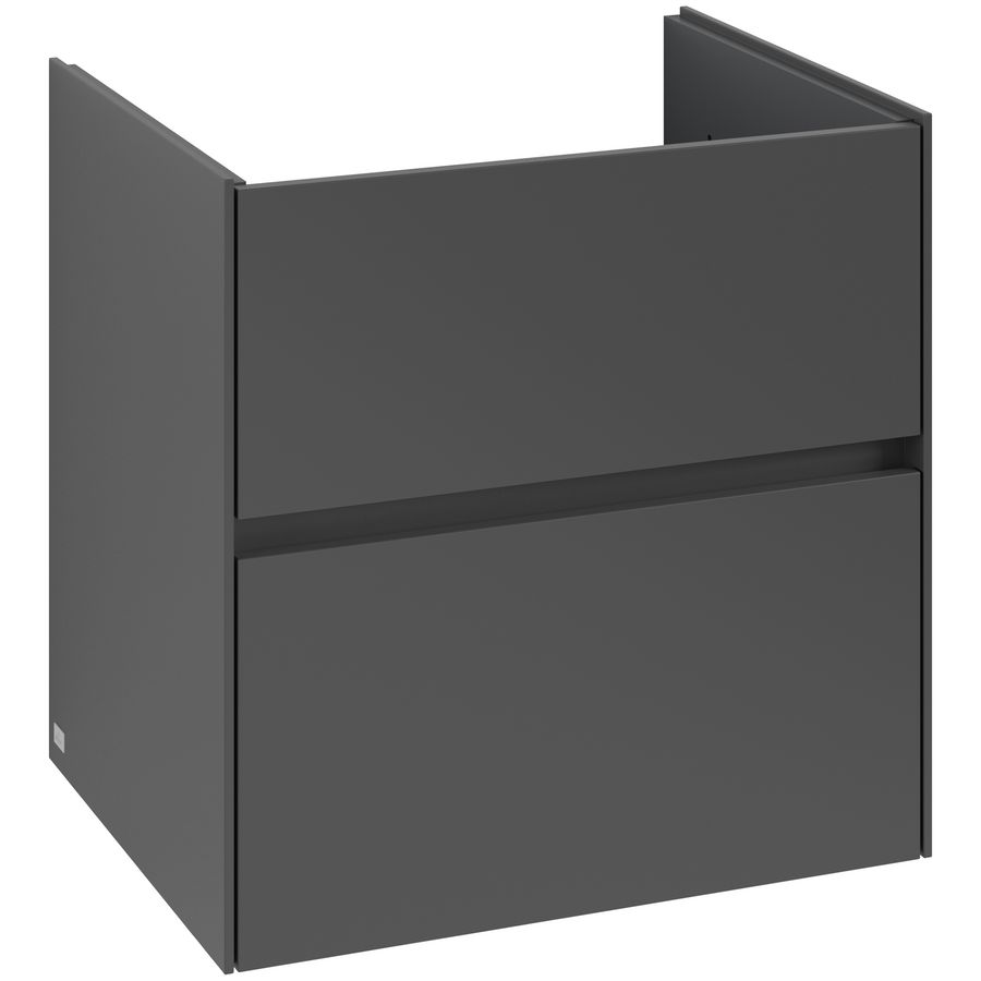 Wastafelonderkast Collaro 611x610x480mm Graphite C14300VR