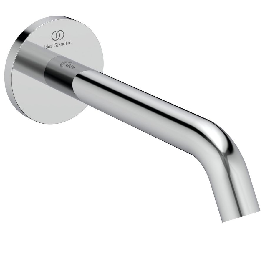 Wanduitloop 180mm chroom ceraline nuovo