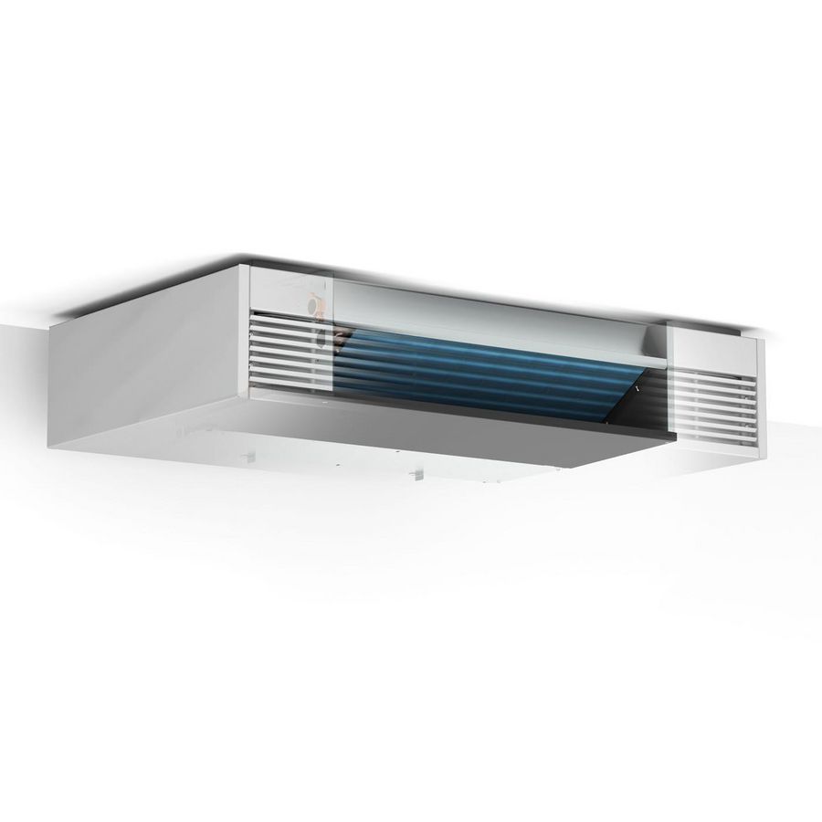 Ventilatorconvector BRIZA 22 plafondmodel 2-pijp H063 L190 T22 off-black BT 2 links/rechts G2 geen sturing