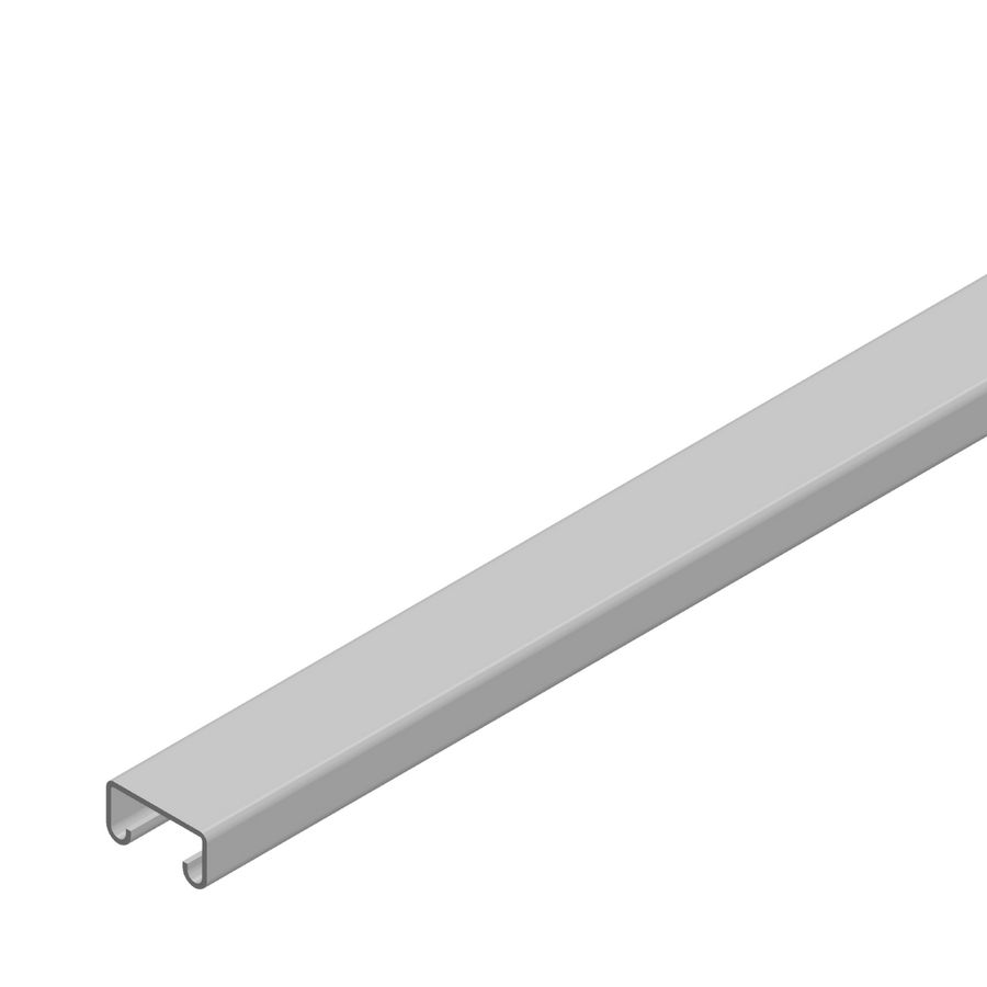 NX0010S Montagerail gesloten 41x21x1,5 L=6m