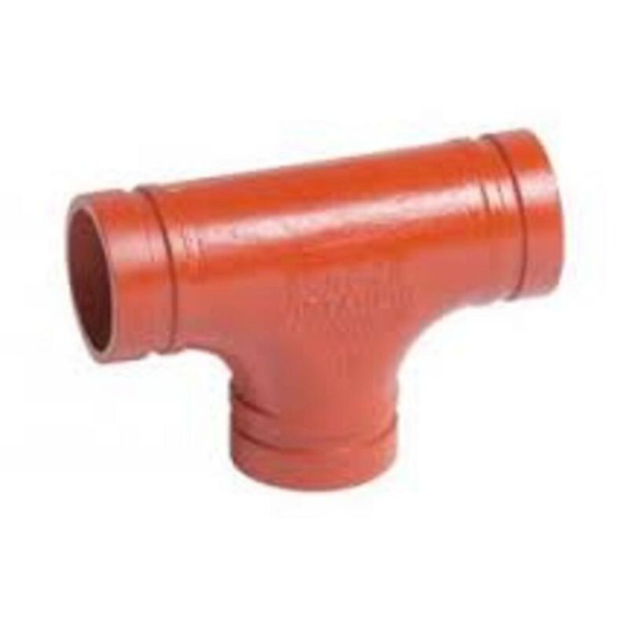 T-stuk groef 20 oranje, 5"x139,7mm