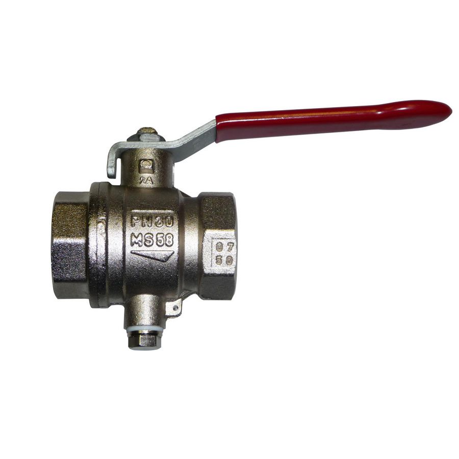 Afsluitkraan CAK 15 F/F 1/2 + T-sonde Pt500 Camical