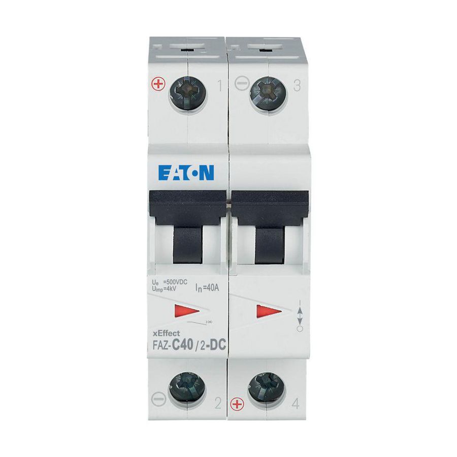 installatieautomaat (MCB) FAZ 2-polig 40A C-karakteristiek 10kA