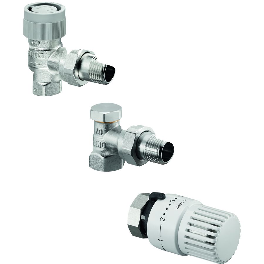 Thermostaatkr. set recht model DN 15 therm. afsl. 1713064