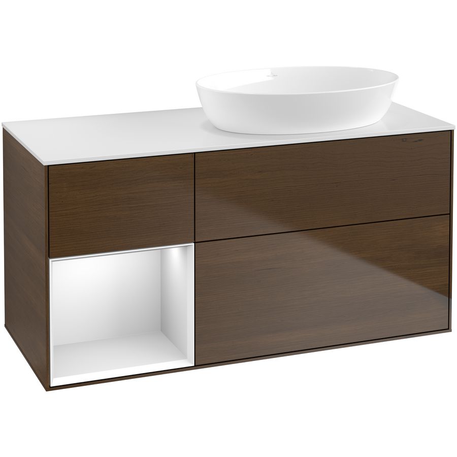 Wastafelonderkast Finion 1200x603x501mm W.Veneer FA41MTGN