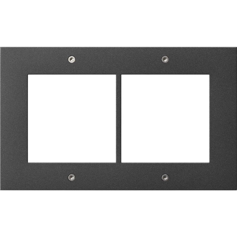 DesignAfdekraam 2-voudig deurstation OB Gira TX_44 antraciet