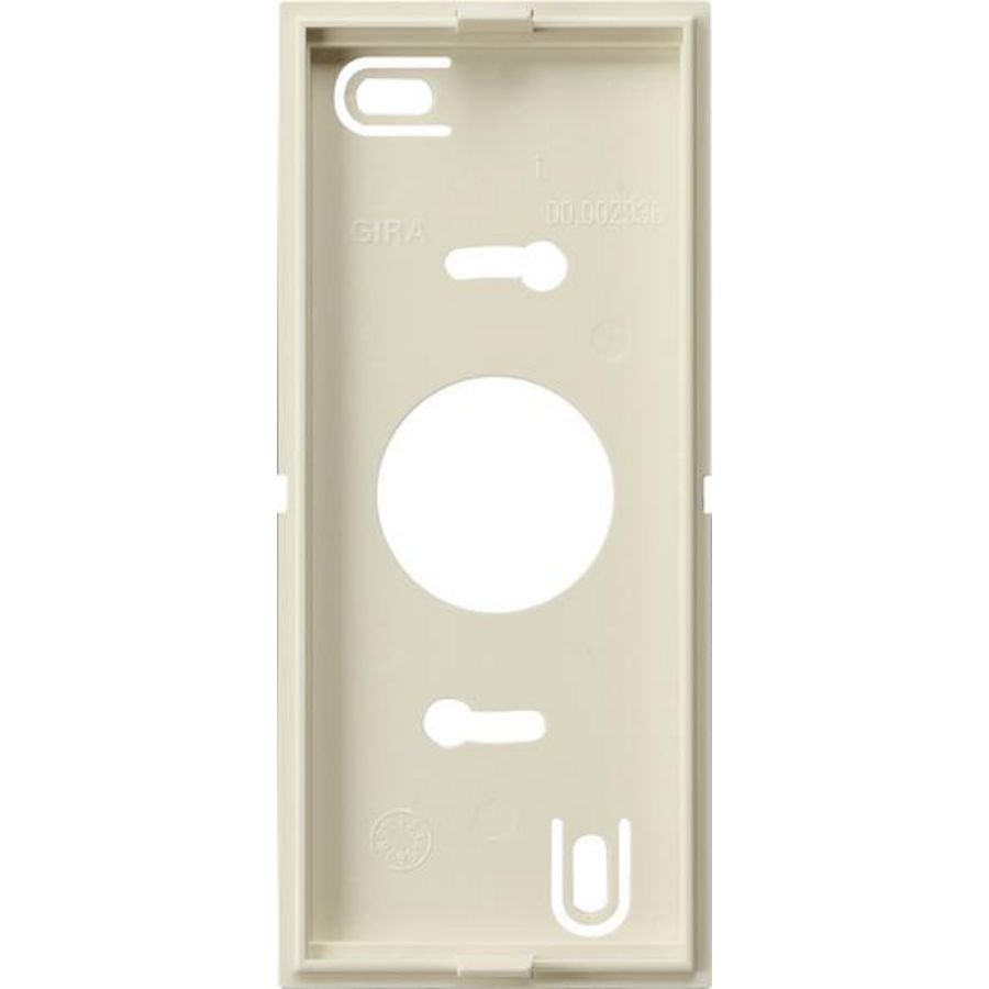 montageplaat huisst.OB + gong System 55 creme wit