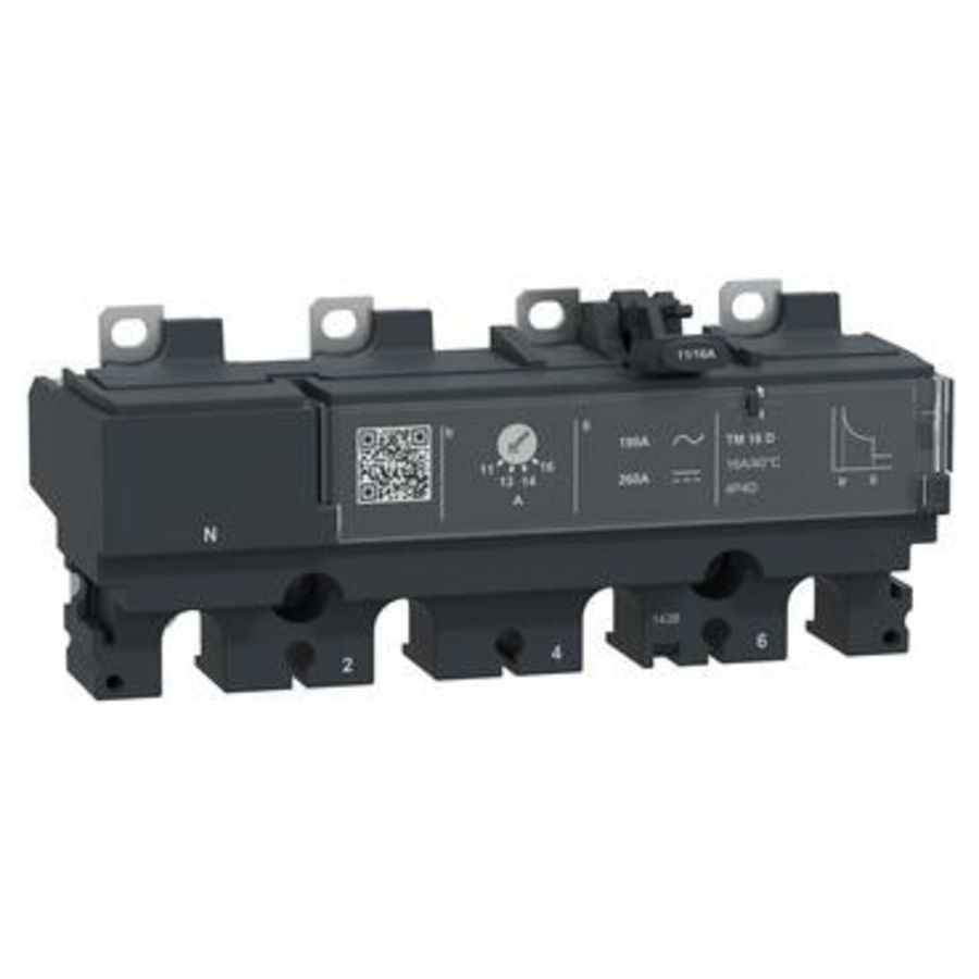 Trip unit NSX100 AC 4P4D 16A TMD ComPact