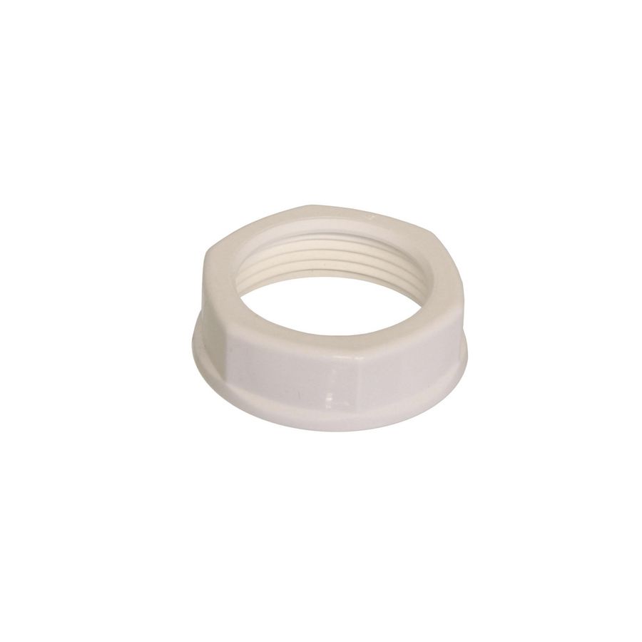 Wartel 1" kunststof wit VVE=50