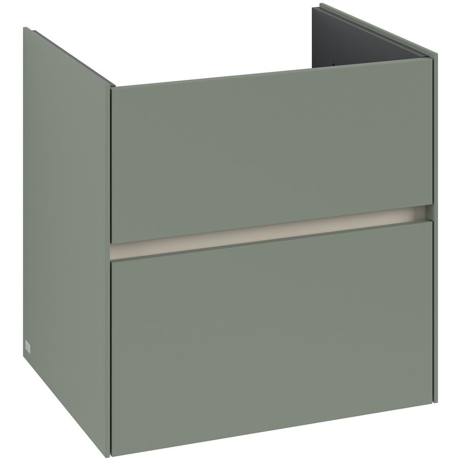 Wastafelonderkast Collaro 611x610x480mm Soft Green C14300AF