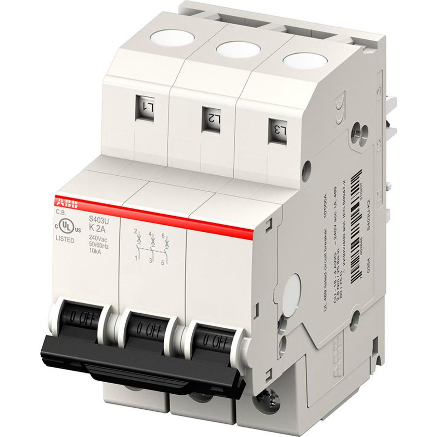 Adapterplaat L1/L2/L3 63A voeding boven