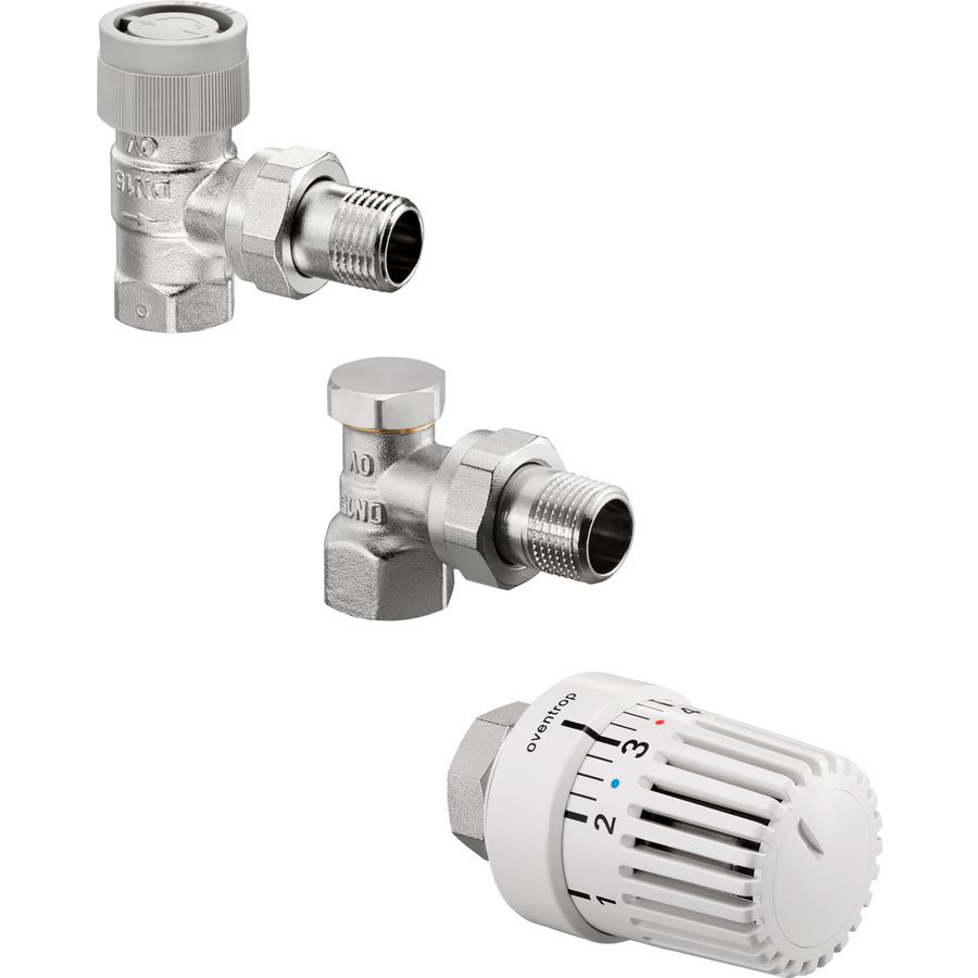 Thermostaatkr. set recht model DN 15 therm. afsl. 1703064