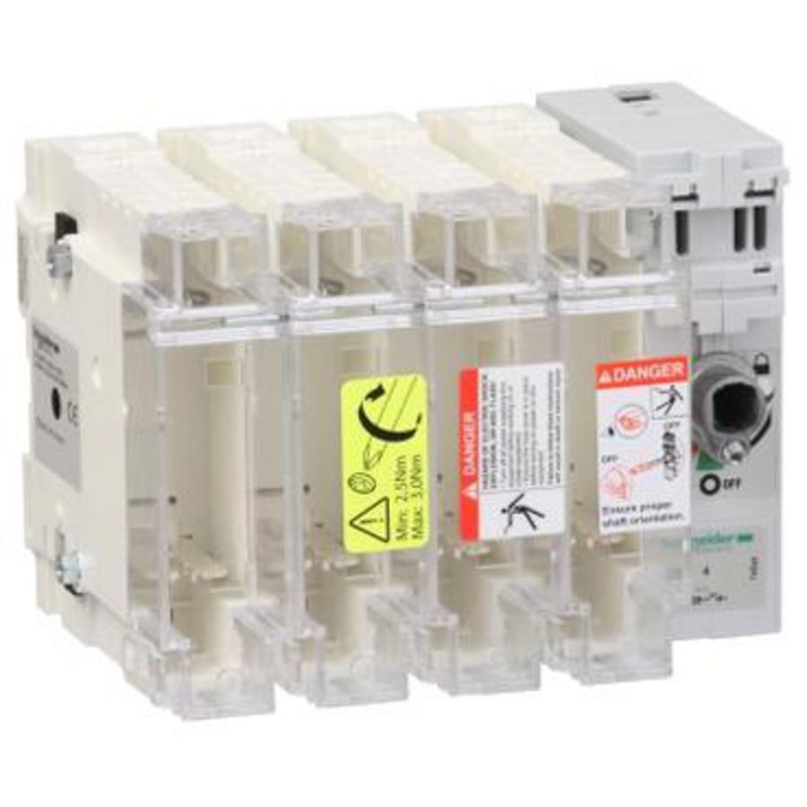 Zekeringlastscheider 3P+N(4M) 100A NFC 22x58mm TeSys GS