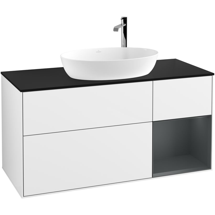 Wastafelonderkast Finion 1200x603x501mm G.White.L F952HGGF