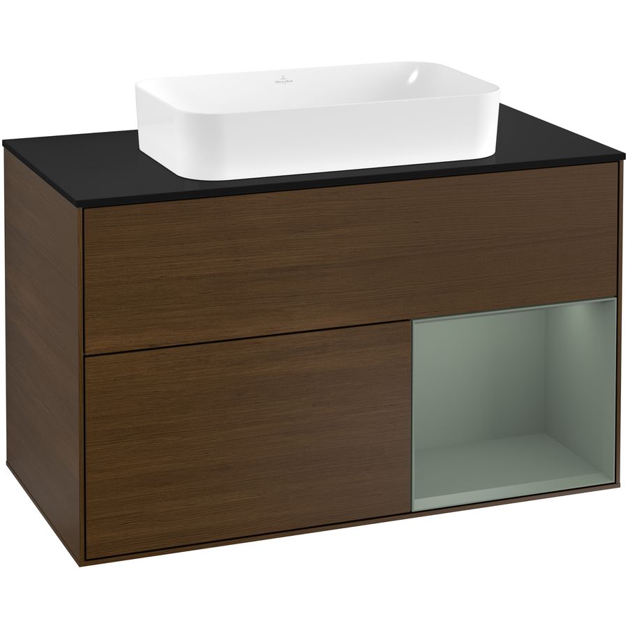 Wastafelonderkast Finion 1000x603x501mm W.Veneer G252GMGN