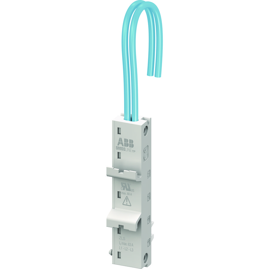 Adapterplaat N 32A voeding boven 300mm draad