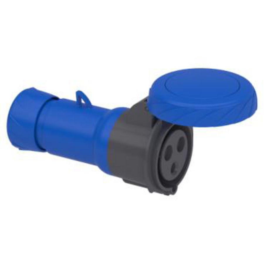 Koppelcontactstop 2P+A 32A 200-250V AC 6h IP67 PratiKa