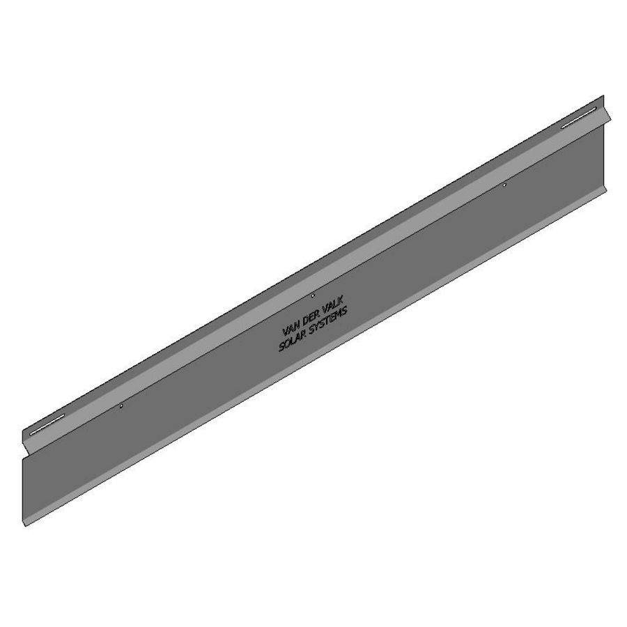 Achterplaat 742525 L1780mm ValkPro+ L15gr verzinkt