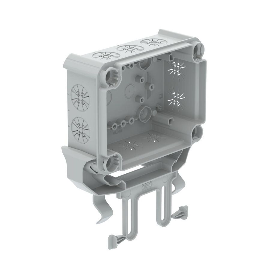 Kabeldoos met montageplaat 201x165x67 Poly lich