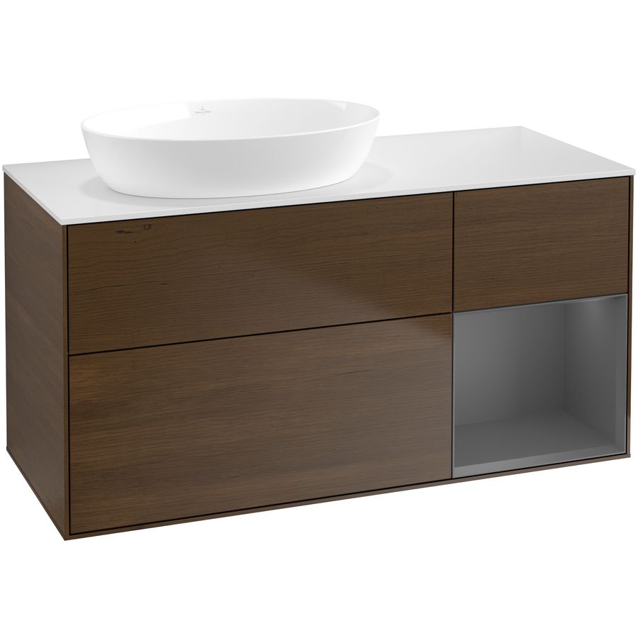 Wastafelonderkast Finion 1200x603x501mm W.Veneer FA51GKGN
