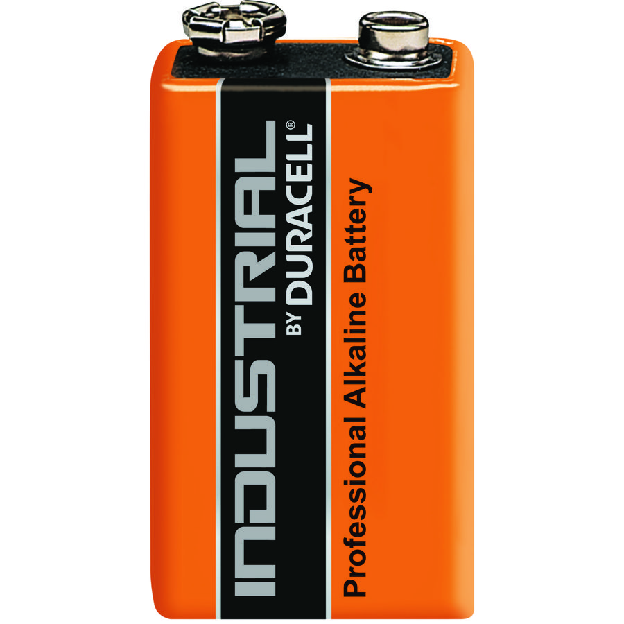 Doos a 10 batterijen 9V 6LR61 blok Duracell industrial