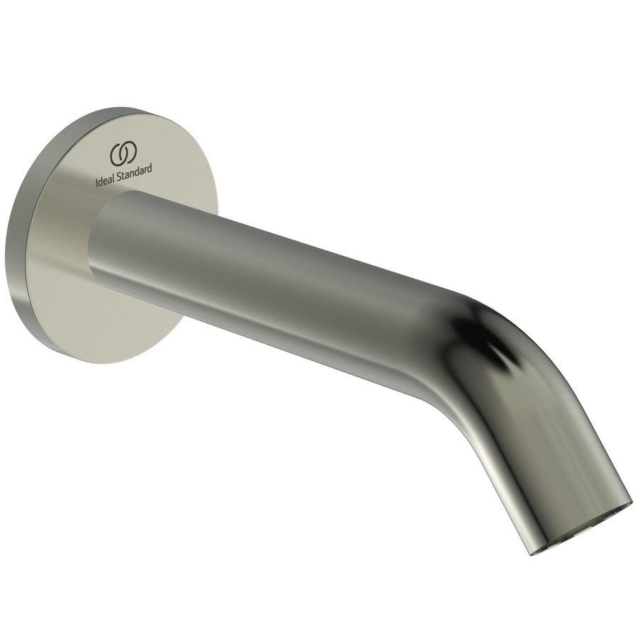 Joy wanduitloop 16cm silver storm (rvs look)