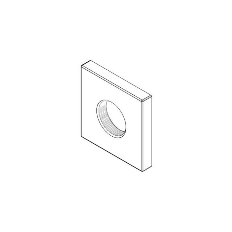 Rozet 55x55x8mm chr 092778014-00