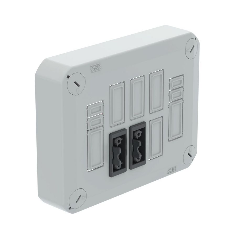 Stekerbare deksel voor kabeldozen 150x116x60 Poly lich