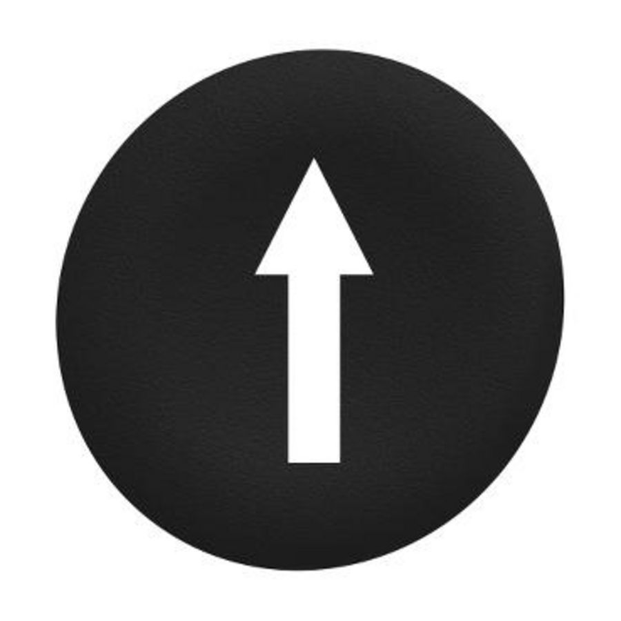 Kapje verzonken drukknop ZwartPijl Omlaag" XB4/XB5 VVE=10