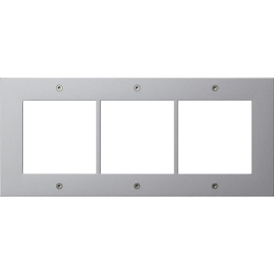 DesignAfdekraam 3-voudig deurstation OB Gira TX_44 kl.alum.
