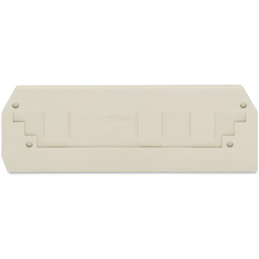 Afsluit-+tussenplaat 2,5mm li.grijs 282-341 VVE=25