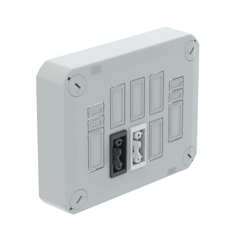 Stekerbare deksel voor kabeldozen 150x116x60 Poly lich