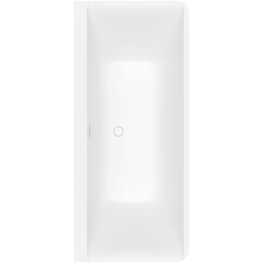 Back-to-wall bad 800x1800mm Stone White Subway 3.0 UBQ180SBW9CS00V-RW