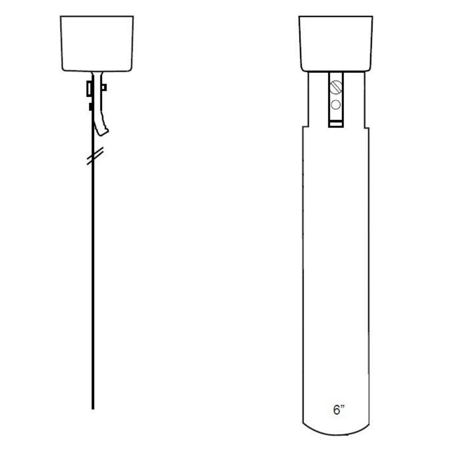 Vaan 6" RVS AISI 301