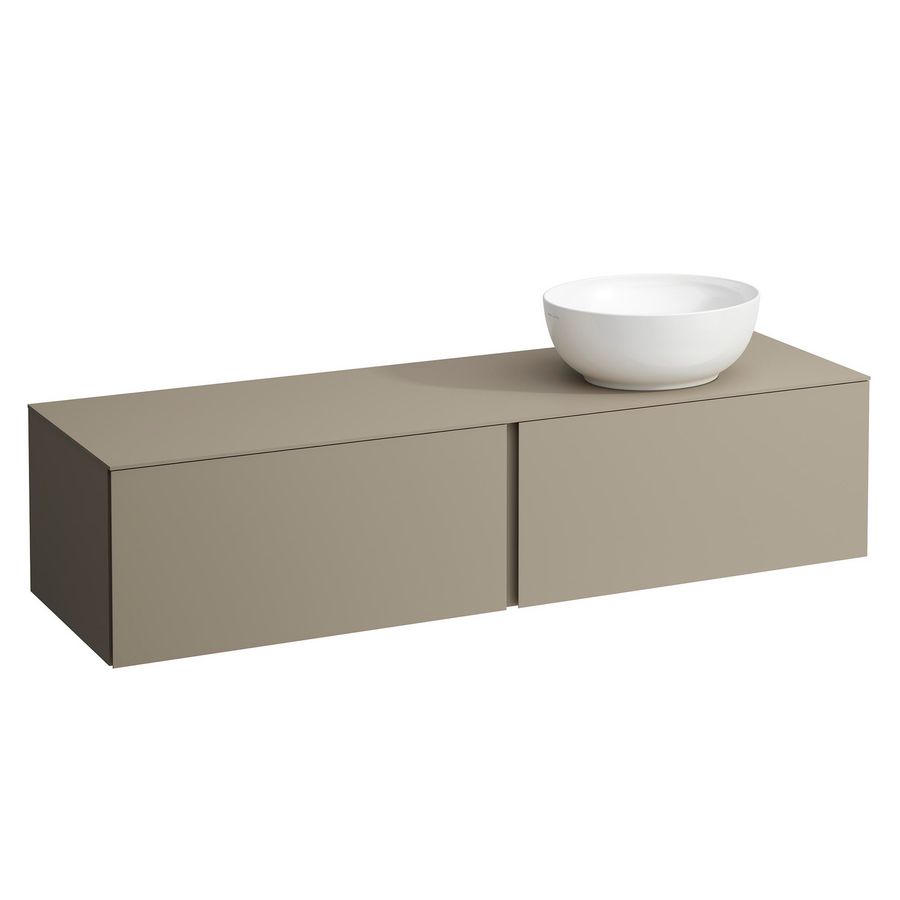 Onderbouwkast 1600X500 2x la cutout R Pearl Beige H4303530972701
