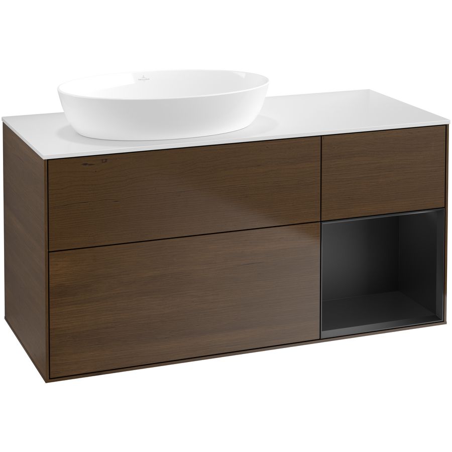 Wastafelonderkast Finion 1200x603x501mm W.Veneer FA51PDGN