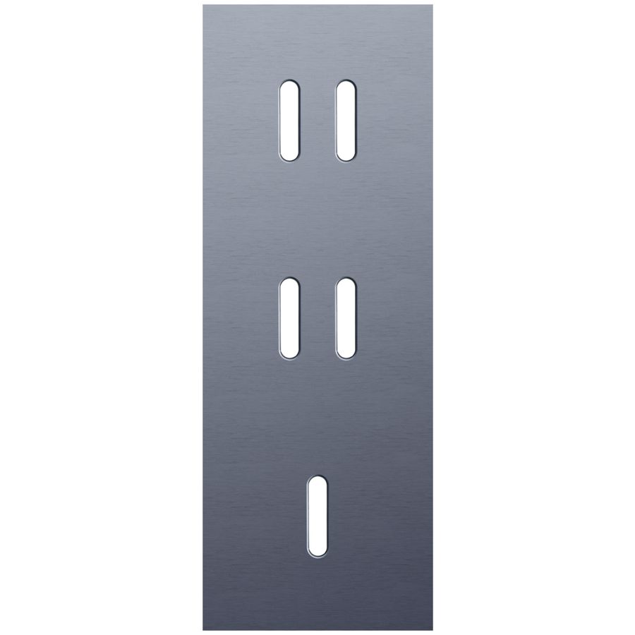 Afdekplaat 3-voud vertic. 71mm centerafst 226-56954