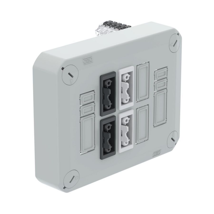 Stekerbare deksel voor kabeldozen 150x116x60 Poly lich