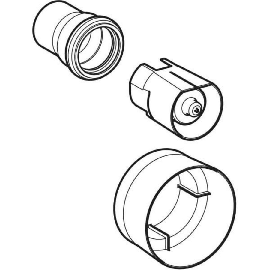 Speciedeksel set aansluitmof 90mm/45mm met markeerpunten