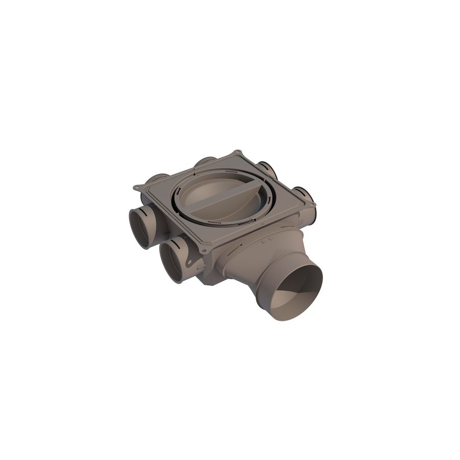 Lvd-kast flat 6x dn75 d125